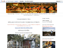 Tablet Screenshot of hogakustenstugor.se